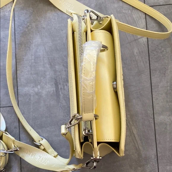 Steve Madden Yellow Textured Crossbody Bag - Picture 7 of 10